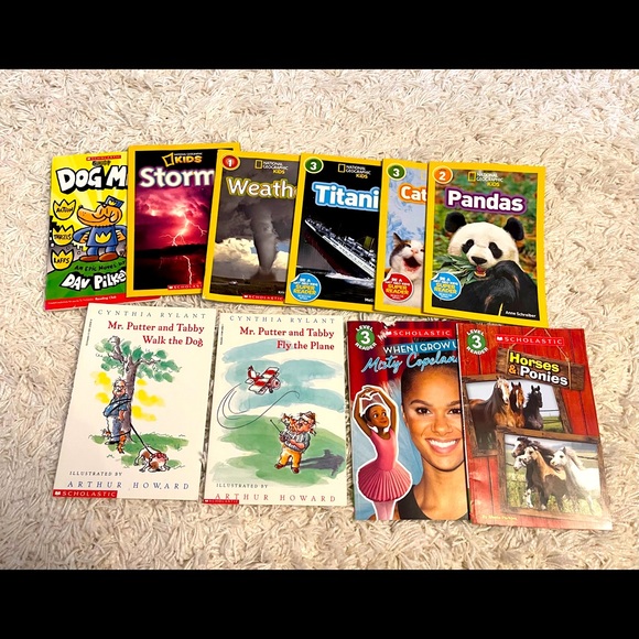10 books for kindergarten-5 graders